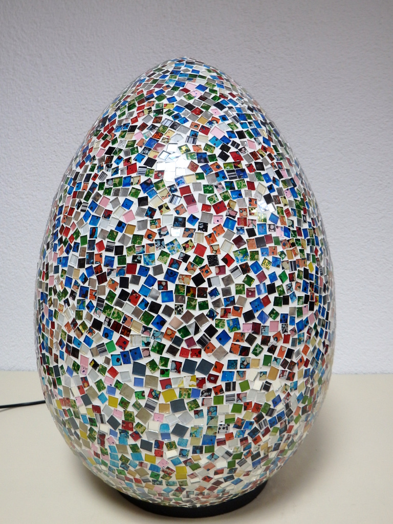 stolná  lampa POP ART - viacfarebná - EGG - XXL