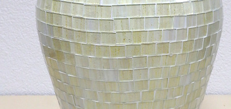 Váza DIVA  vanilka, keramika, ručná práca