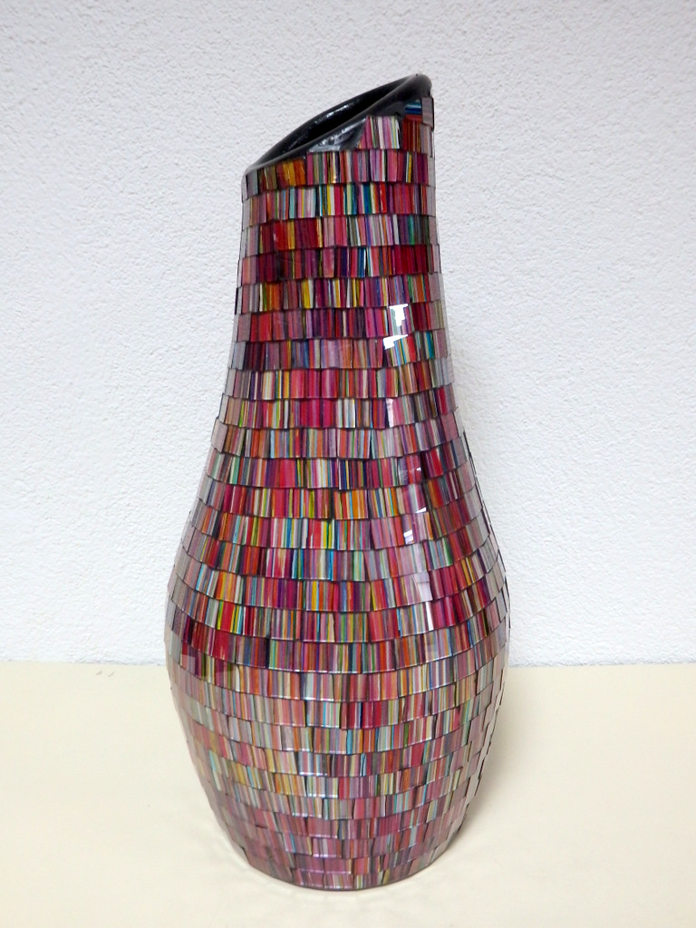 Váza GLANZ , keramika, 47 cm, ručná práca
