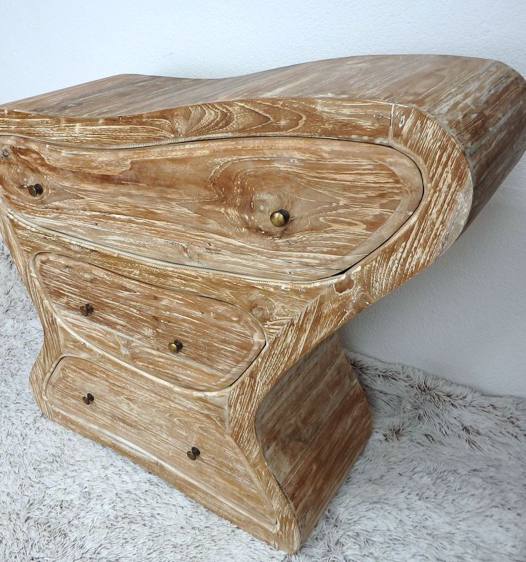 Skrinka WAWE , teak drevo, Indonézia