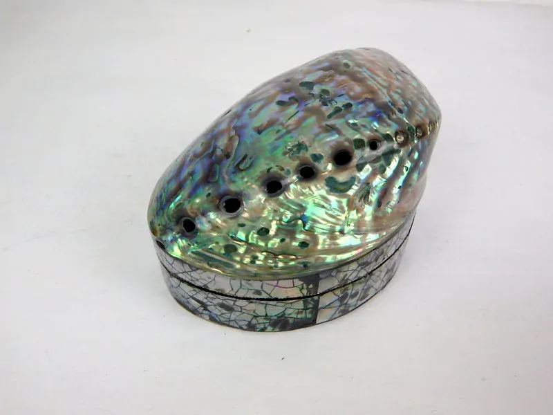 Šperkovnica ABALONE, zelená, pravá perleť