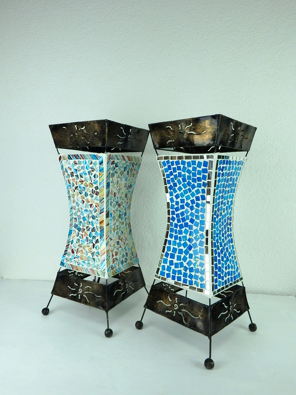 Stolná lampa WAJAN, ručná práca, 50 cm