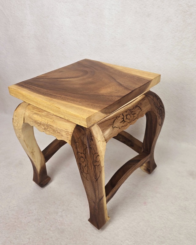 Stolík ORIENTAL - rôzne veľkosti - farba natural, masív suar