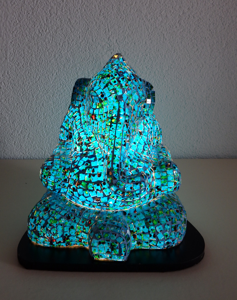 Lampa stolná  GANESH, 26 cm, ručná práca