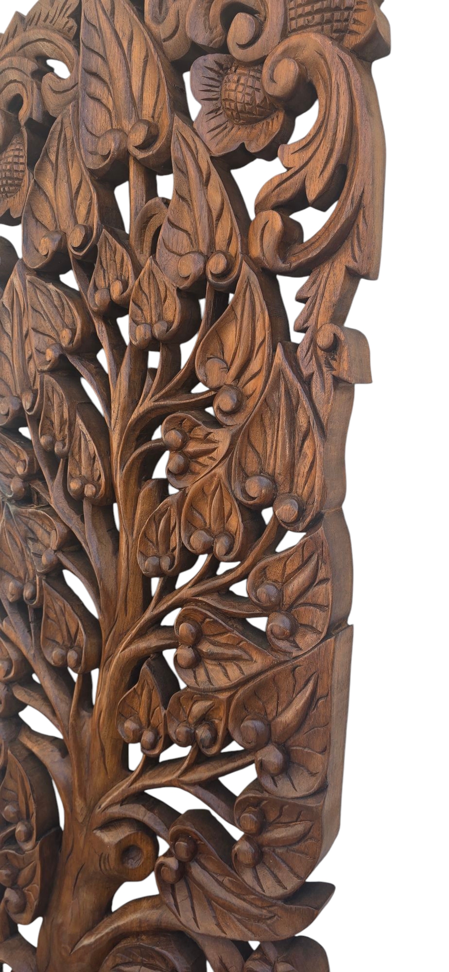 Dekorácia na stenu Strom života 180 cm x 45cm, teakové drevo, ručná práca