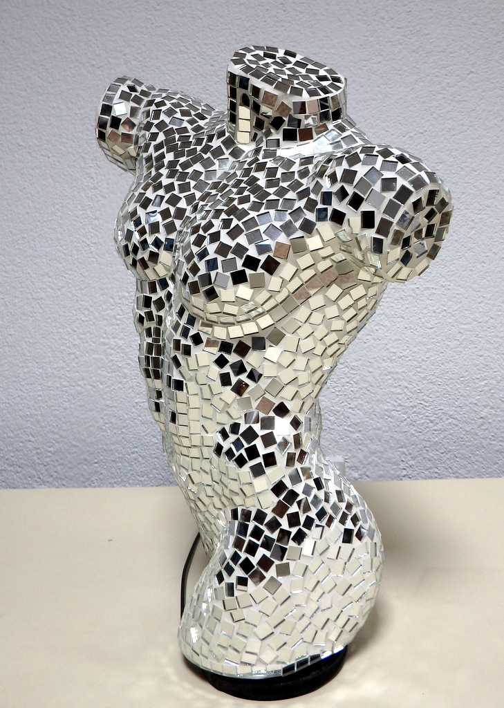 Stolná lampa  BODYBUILDING MAN , 41 cm, ručná práca
