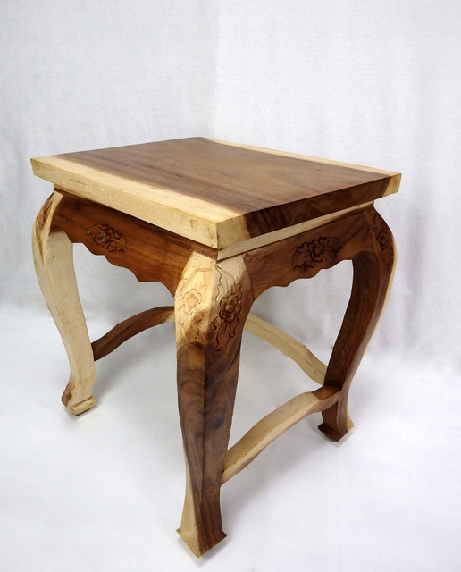 Stolík ORIENTAL - rôzne veľkosti - farba natural, masív suar