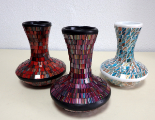 Dekoračná váza LEA, ručná práca 