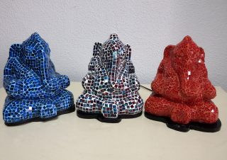 Stolná lampa GANESH, 26 cm, ručná práca