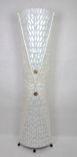 Stojacia lampa EMARAL, 150 cm, pravá perleť, ručná práca