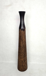 Váza ARCADIA 3 hnedá, 80 cm, drevo, ručná práca